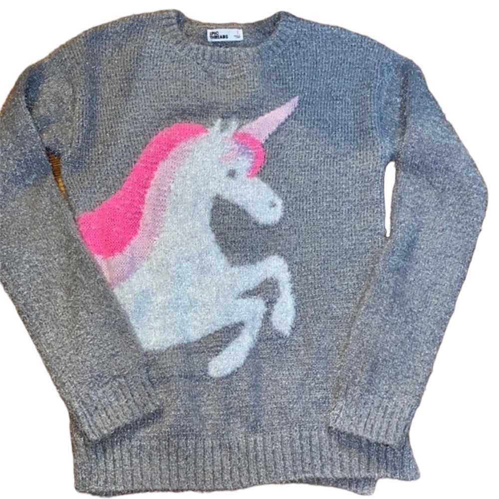 Epic Threads UNICORN sweater‎ LARGE